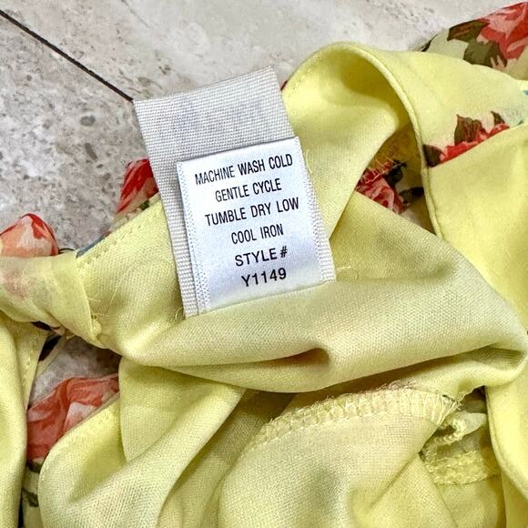 Lily Bleu Yellow Floral Dress - Picture 6 of 6